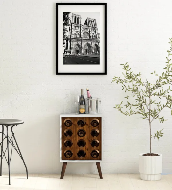 Rise Wine Rack in Dual Finish