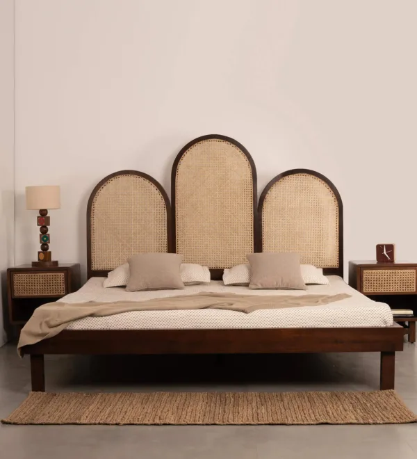 Arch Cane Queen Size Bed