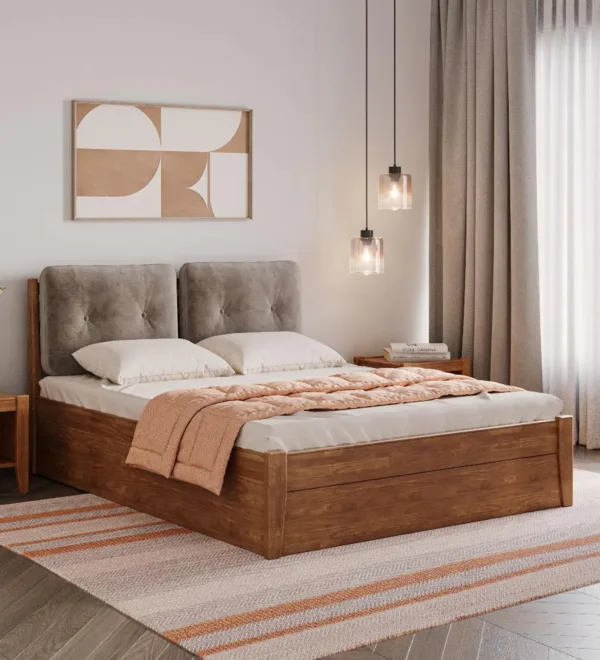 Axis Queen Size Bed With Box Storage